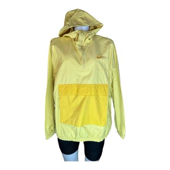 Nike Mens Sportswear Anorak Jacket - Saturn Gold (shorts are not included) Sz M - Picture 6 of 16